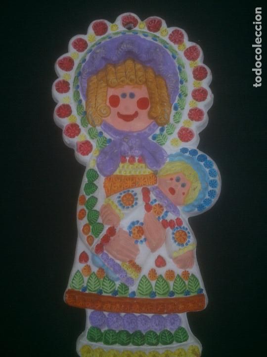 Vintage: PRECIOSA N&Ntilde;A DE CERAMICA DE ARACENA PARA PARED