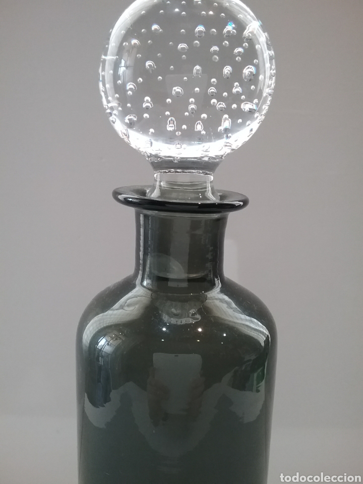 Vintage: Botella en vidrio bicolor - Foto 2