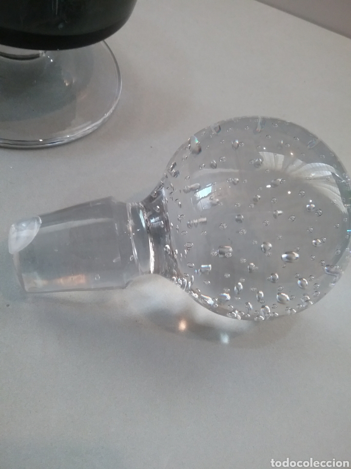 Vintage: Botella en vidrio bicolor - Foto 6