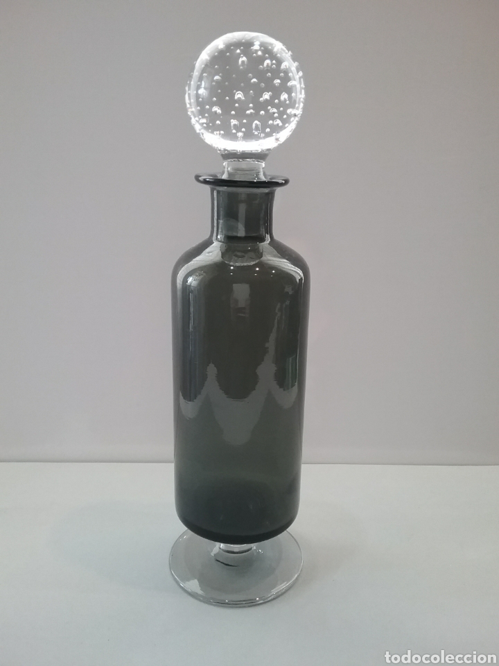 Vintage: Botella en vidrio bicolor - Foto 1