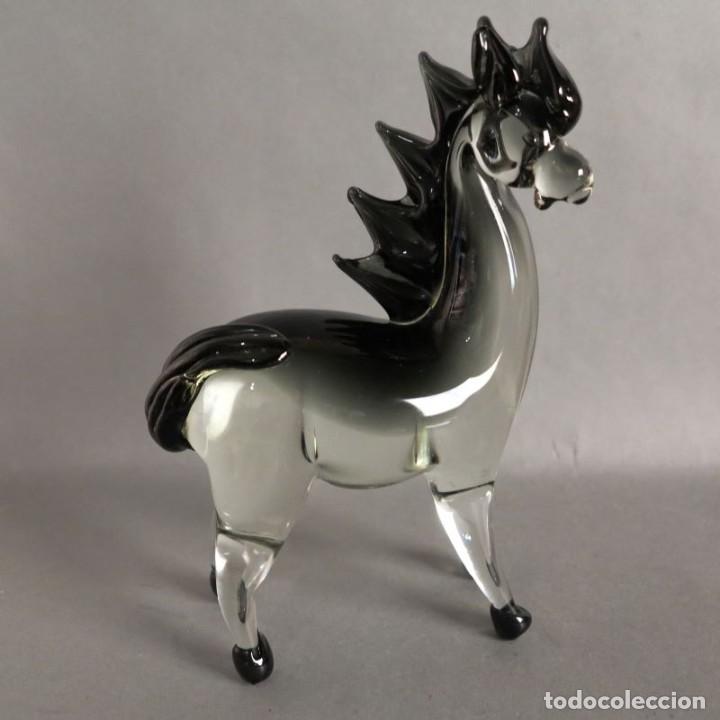 Vintage: Caballo vintage de cristal de Murano. Italia 1950 - 1960