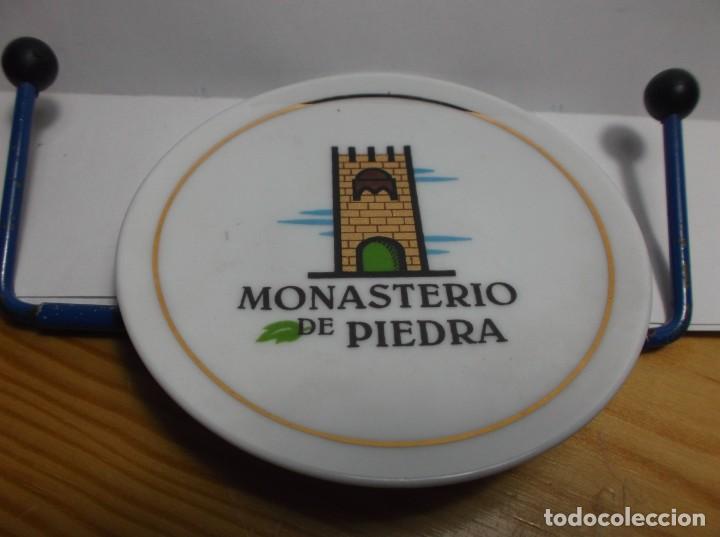 Vintage: PLATITO DE CERAMICA - MINIATURA - MONASTERIO DE PIEDRA - ZARAGOZA