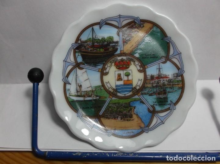 Vintage: PLATITO DE CERAMICA - MINIATURA - PUNTA UMBRIA . HUELVA.