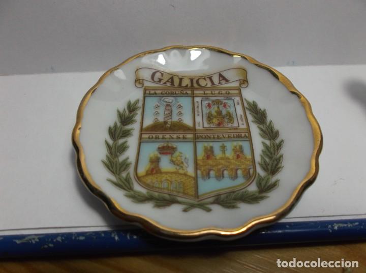 Vintage: PLATITO DE CERAMICA - MINIATURA - GALICIA.