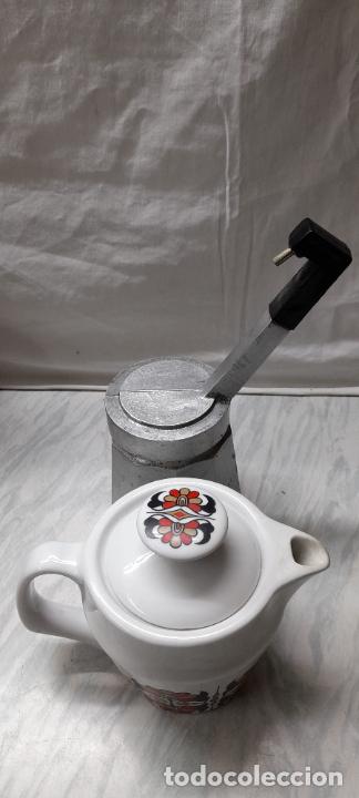 cafetera italiana con jarra de porcelana - - Comprar Porcelana y cerámica  vintage en todocoleccion - 224309546