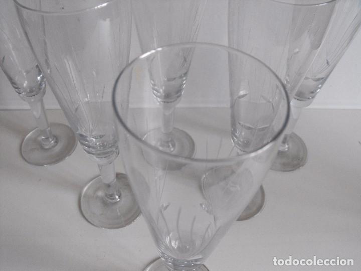 Vintage: Seis copas de champan. - Foto 3