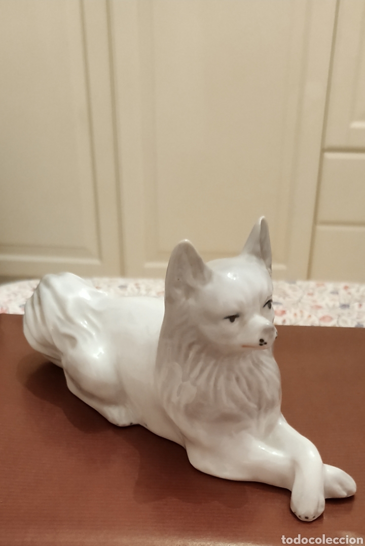 Vintage: Figura perro porcelana Sambo