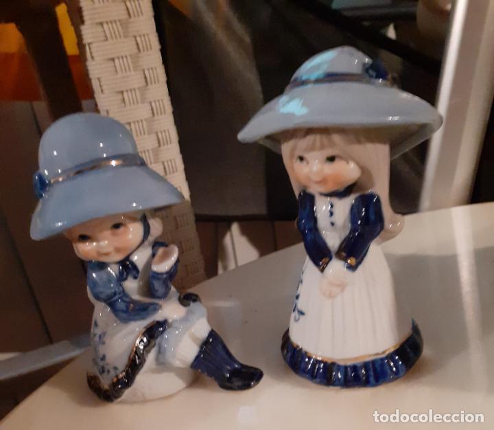 Vintage: Dos figuritas de porcelana.