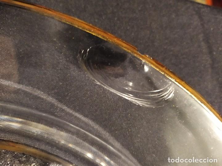 Vintage: BONITO PLATO DE CRISTAL - Foto 4
