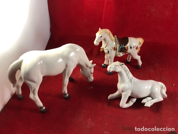 Vintage: CABALLOS DE PORCELANA