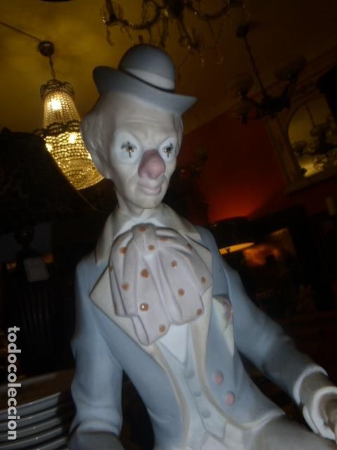 Vintage: FIGURA PAYASO PORCELANA BISCUIT