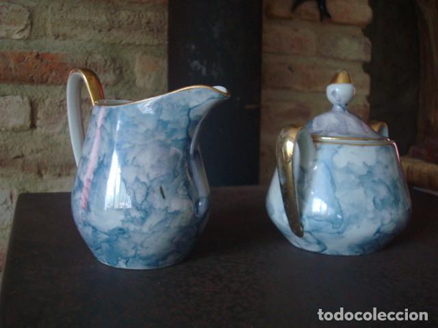 Vintage: azucarero y lechera vintage de porcelana