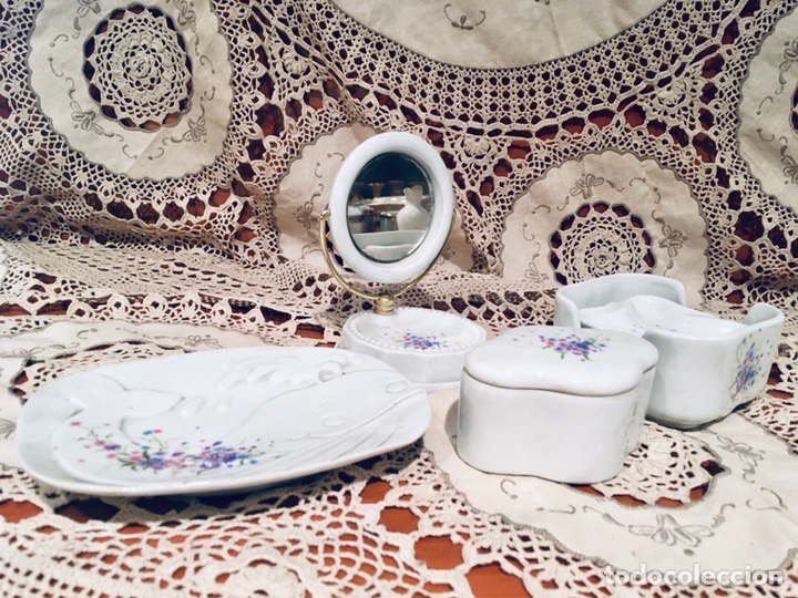 Vintage: Pack porcelana flores 2 (4 piezas)