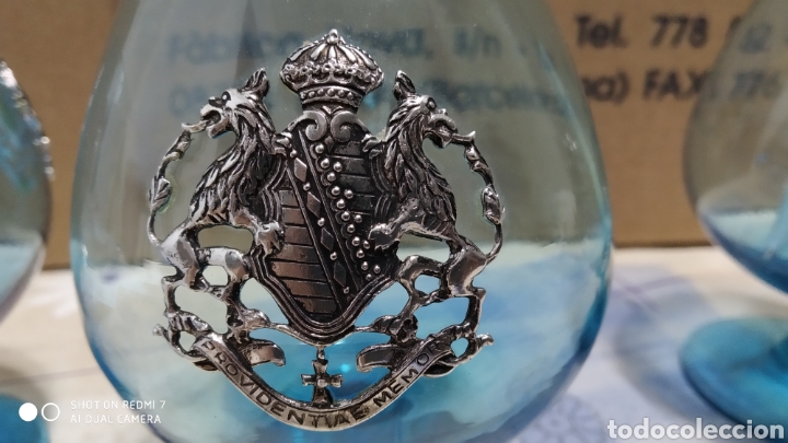 Vintage: Copas de cognac azules - Foto 2