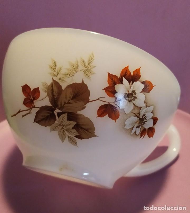 Vintage: TAZA VINTAGE DECORACION FLORES OTO&Ntilde;O