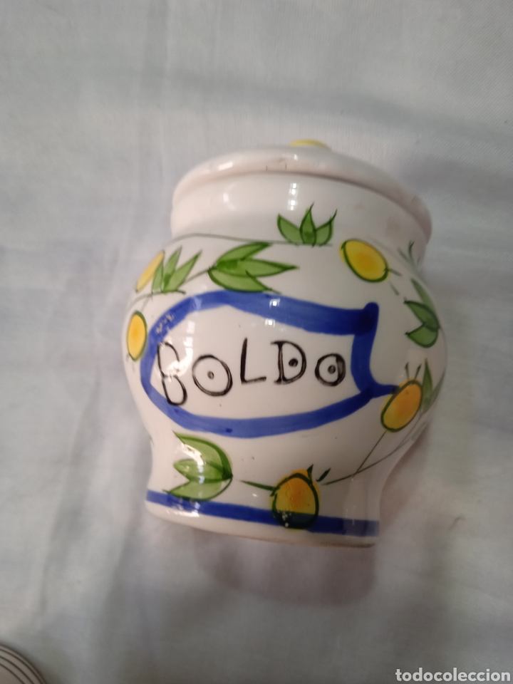 Vintage: 6 botecitos hierbas - Foto 5