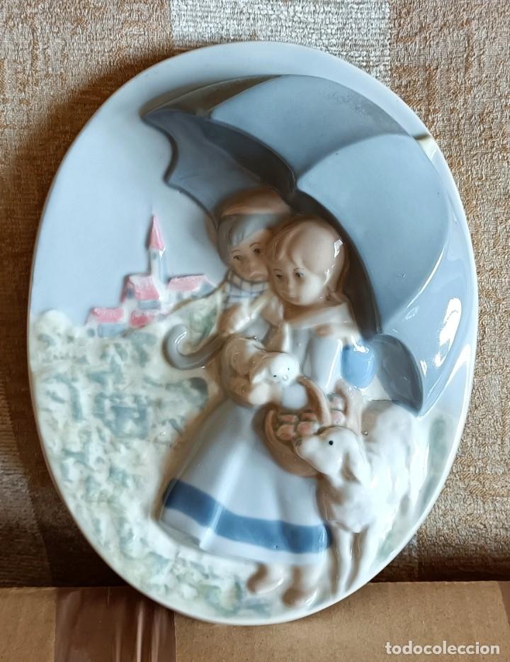 Vintage: PLAF&Oacute;N PORCELANA REX