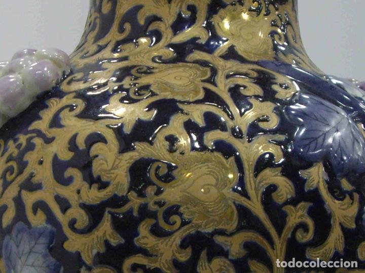 Vintage: JARR&Oacute;N UVAS COBALTO 42CM - Foto 3