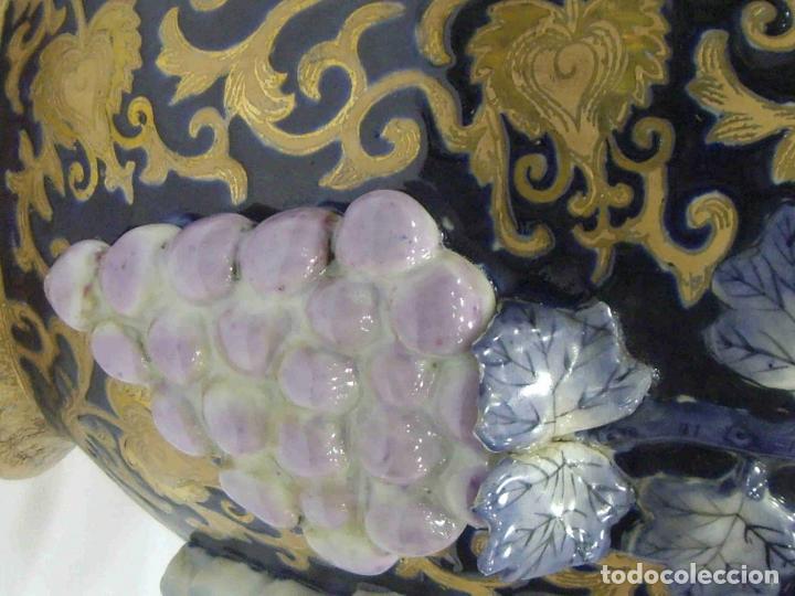 Vintage: JARR&Oacute;N UVAS COBALTO 42CM - Foto 5