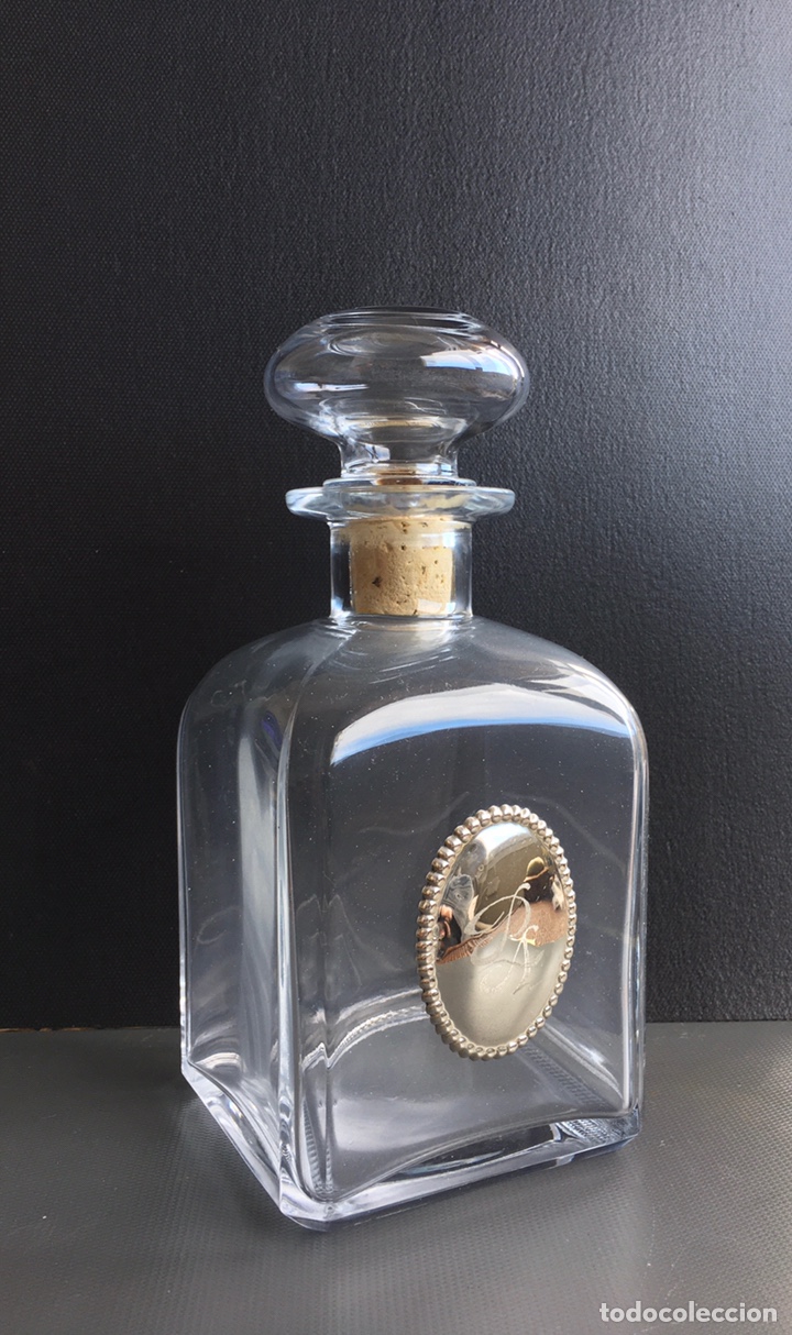 Vintage: Botella Licorera chapa plata - Foto 1