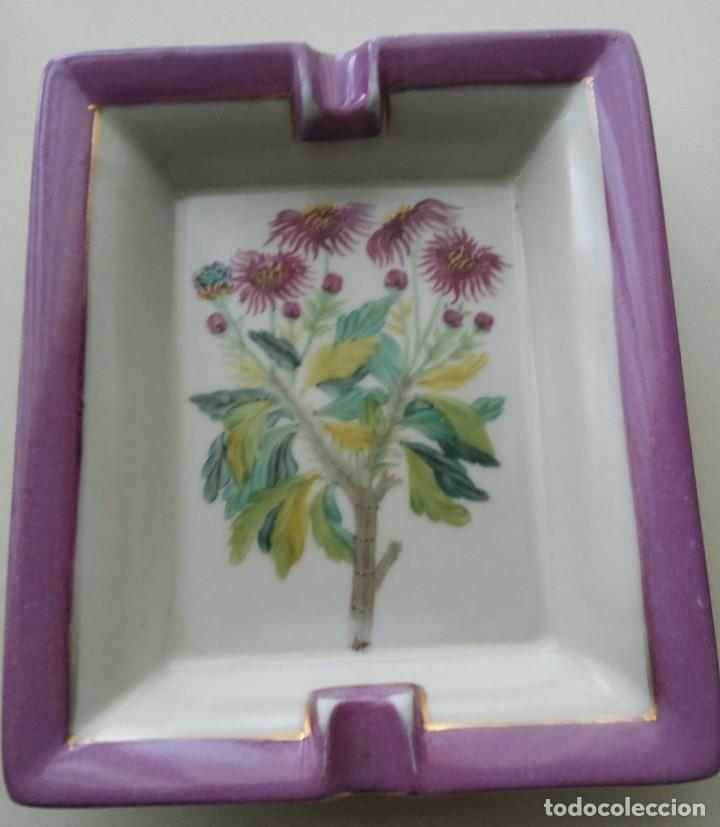 Vintage: PLATO O CENICERO PORCELANA COFINEX PINTADO A MANO