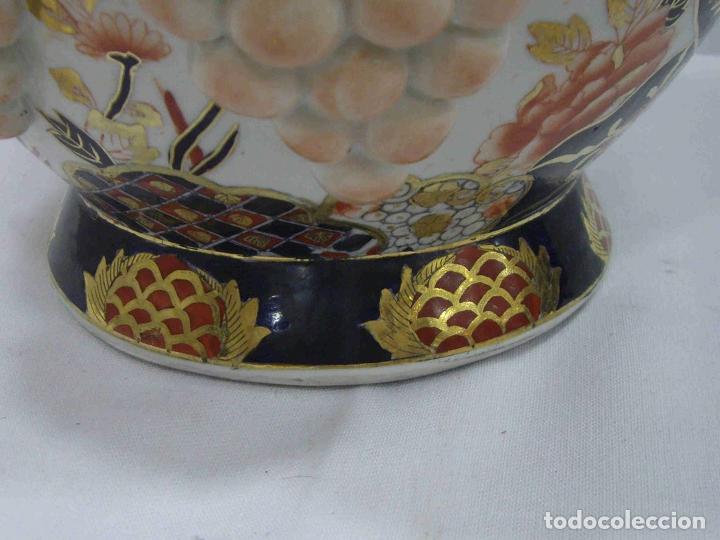Vintage: JARR&Oacute;N UVAS COBALTO 36CM - Foto 3
