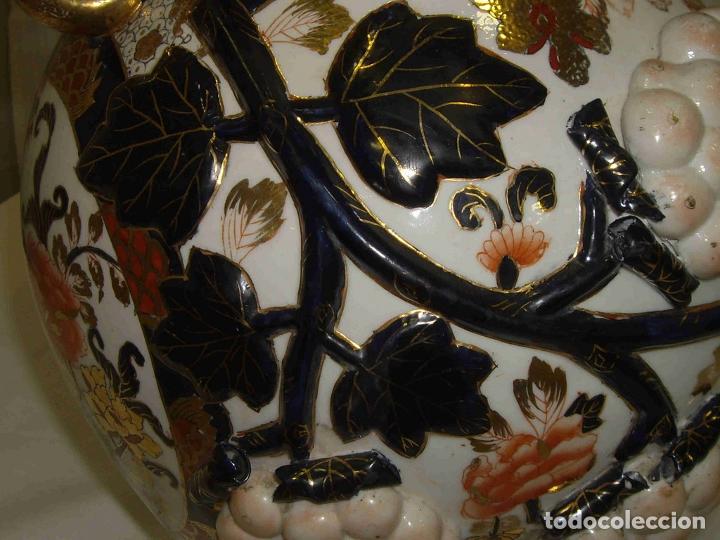 Vintage: JARR&Oacute;N UVAS COBALTO 36CM - Foto 7