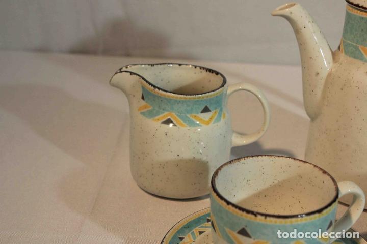 Vintage: JUEGO CAFE TURQUESA - Foto 7