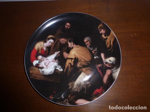 Vintage: PLATO, REPRODUCCION DEL CUADRO DE MURILLO, LA ADORACION DE LOS PASTORES, EDICION LIMITADA