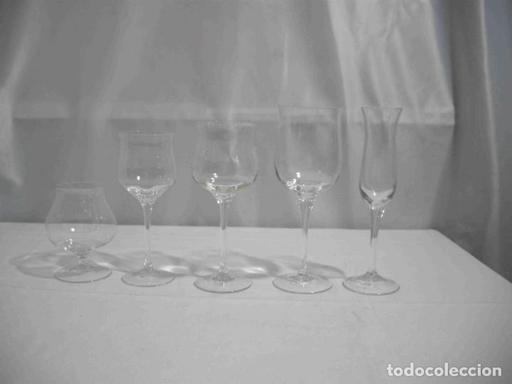 Vintage: SET 6 COPAS CO&Ntilde;AC BOCA ABIERTA - Foto 2