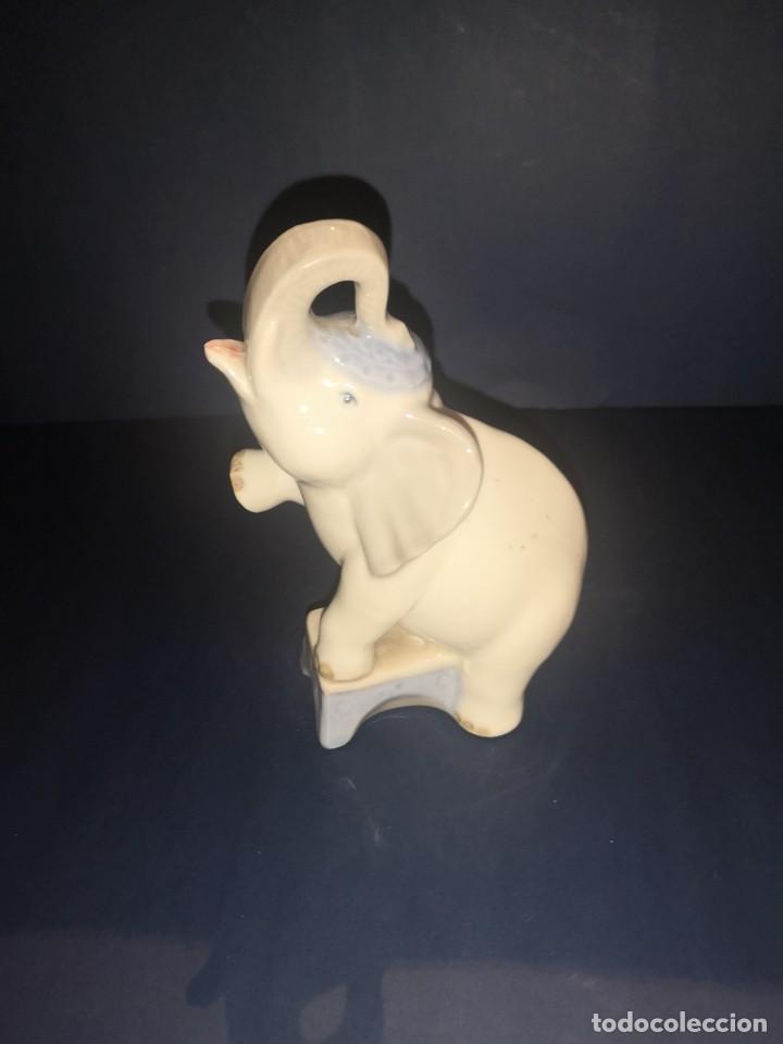 Vintage: Elefante Porcelana firmada