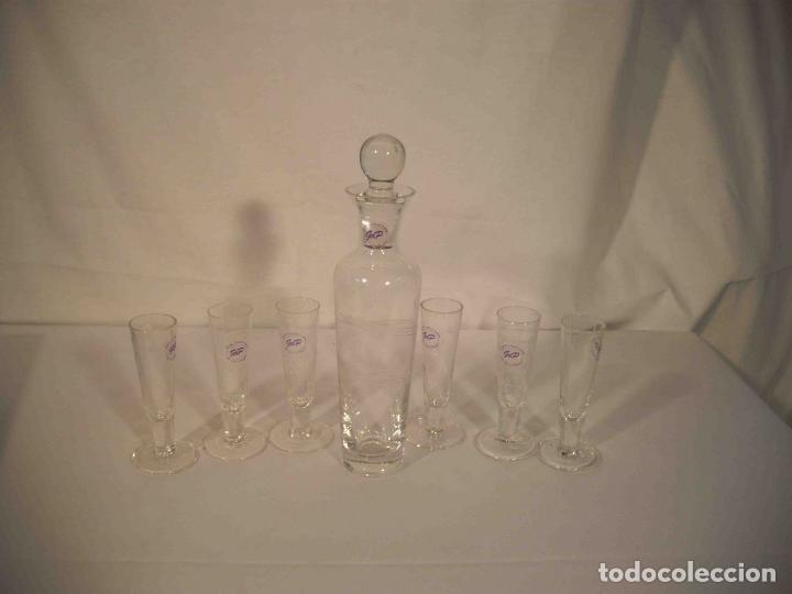 Vintage: SET BOTELLA 6 CHUPITOS ESTUCHE - Foto 3