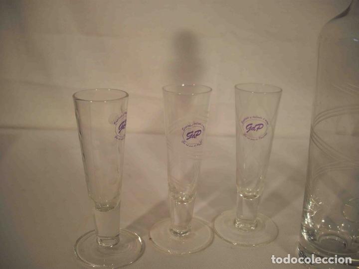 Vintage: SET BOTELLA 6 CHUPITOS ESTUCHE - Foto 6