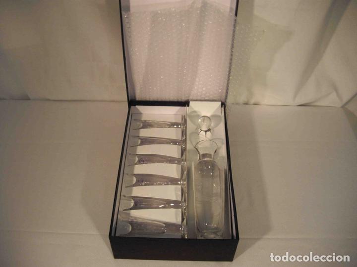 Vintage: SET BOTELLA 6 CHUPITOS ESTUCHE - Foto 1