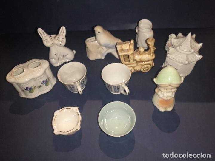 Vintage: Lote cer&aacute;mica y porcelana