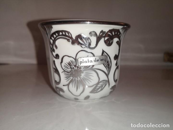 Vintage: Cuenco cer&aacute;mica y plata - Foto 1