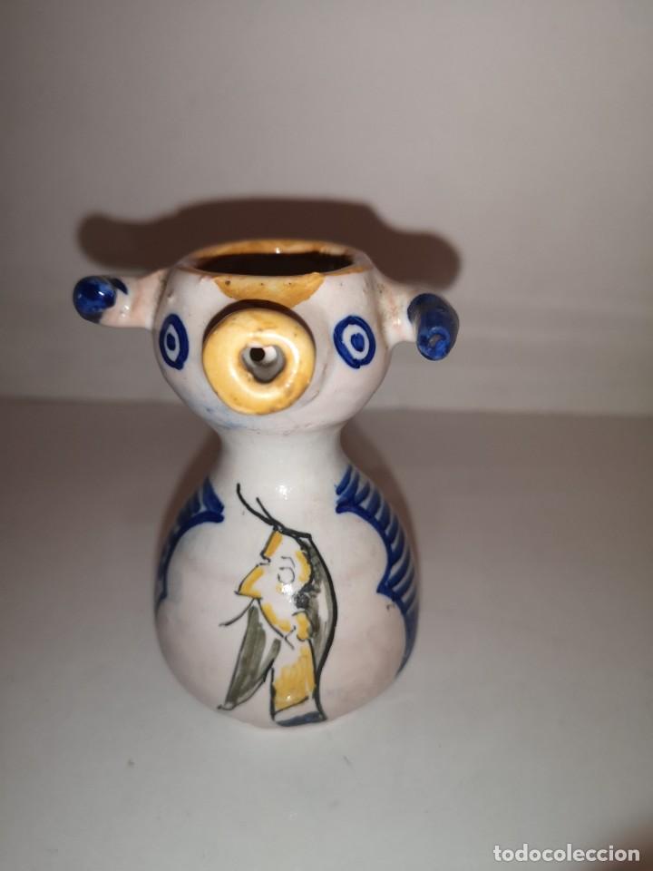 Vintage: Jarrita de cer&aacute;mica talavera