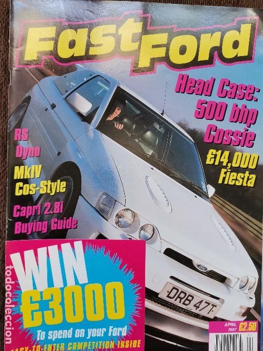 Vintage: 1997 REVISTA FAST FORD - FORD CAPRI 2.8 - RS DYNO MKIV COS - STYLE - WORLD RALLYE CAR
