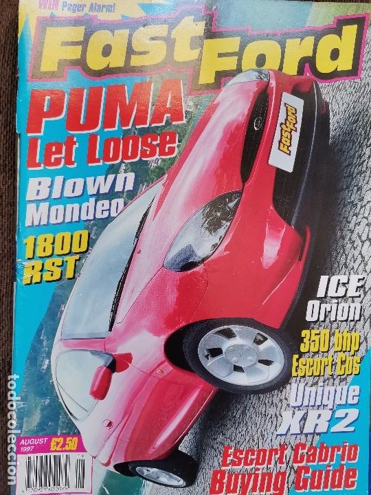 Vintage: 1997 REVISTA FAST FORD - ESCORT CABRIO - MONDEO 1800 RST - ORION 350 HP