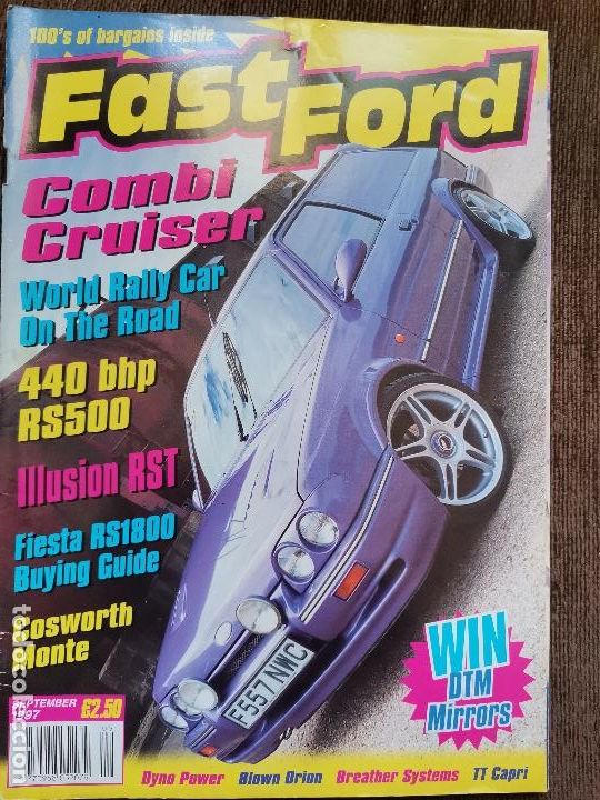 Vintage: 1997 REVISTA FAST FORD - FORD FIESTA RS 1800 - 440 HP FORD RS 500
