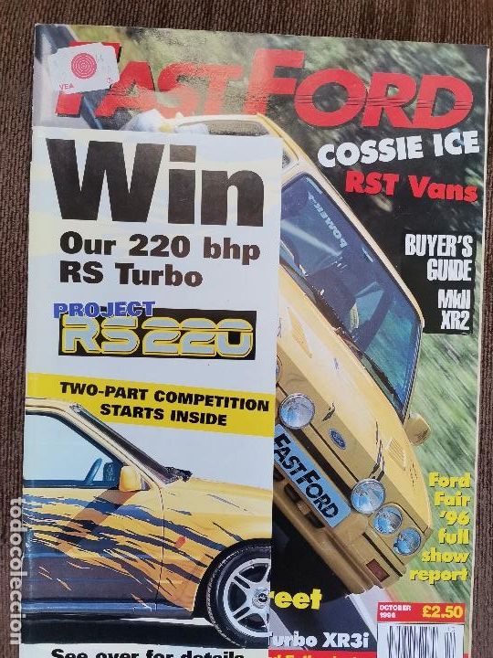 Vintage: 1996 REVISTA FAST FORD - COSSIE ICE RST VANS - ZETEC TURBO XR3 - TRACK TEST FIESTA
