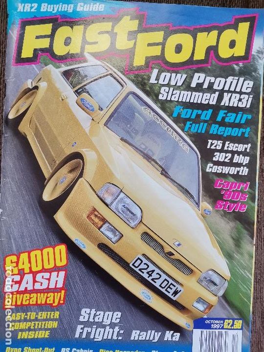 Vintage: 1997 REVISTA FAST FORD - RALLY KA - FORD XR3I - RS CABRIO