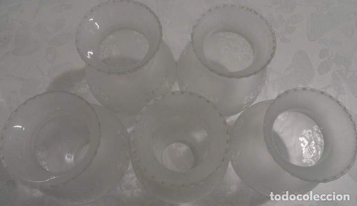 Vintage: GLOBOS DE CRISTAL PARA L&Aacute;MPARA - Foto 5