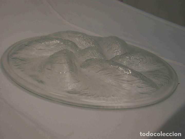 Vintage: PLATO CRISTAL MOLUSCOS - Foto 1