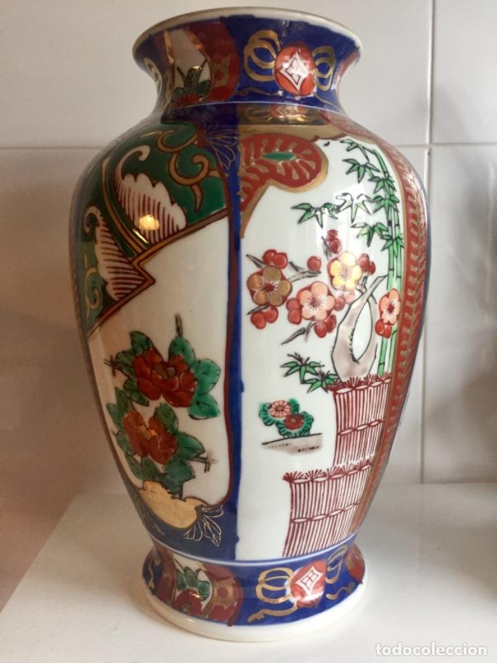 Vintage: Jarr&oacute;n de porcelana japonesa GOLD IMARI