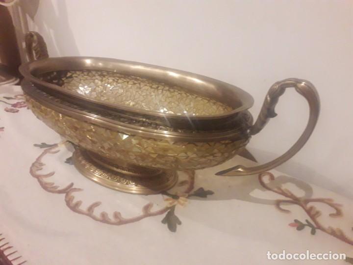 Vintage: Centro de cristal de la India. - Foto 3