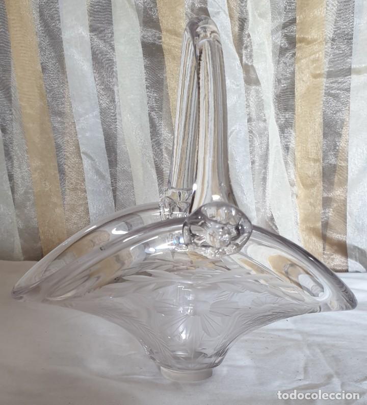 Vintage: Cesta de cristal - Foto 2