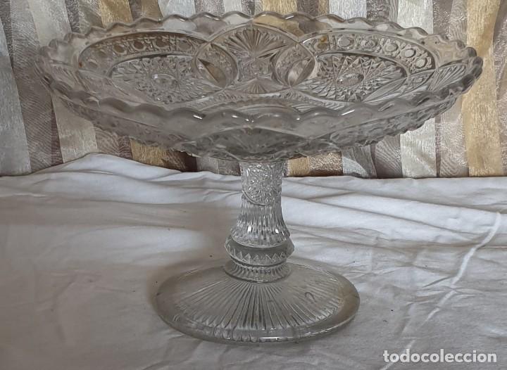 Vintage: Frutero de cristal - Foto 1