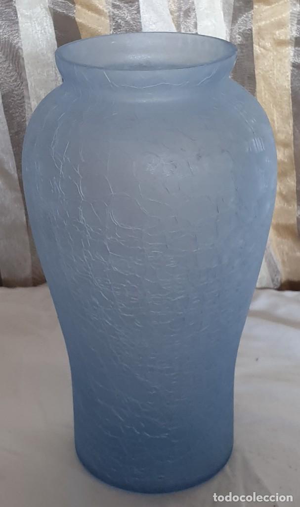 Vintage: Jarr&oacute;n de cristal azul - Foto 1