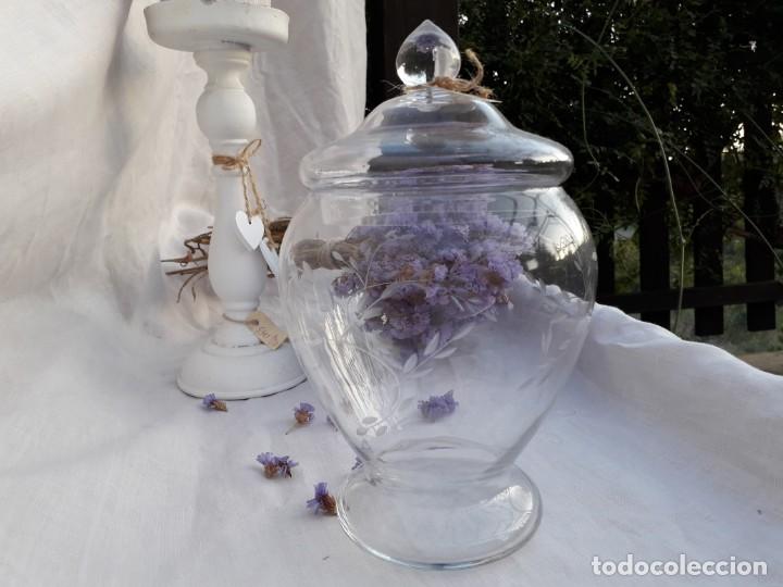 Vintage: Bombonera de cristal - Foto 1